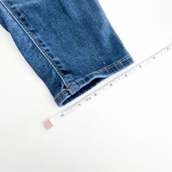 Hudson Super Skinny Crop Krista Womens Low Rise Distress Light Wash Blue Jeans S - Picture 7 of 11